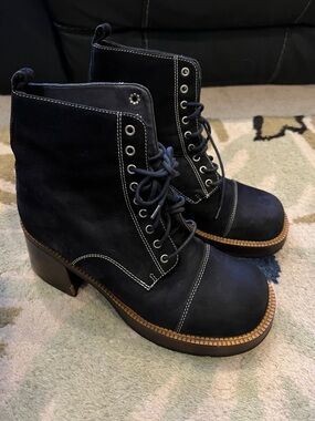 Diba | Suede Combat Boots